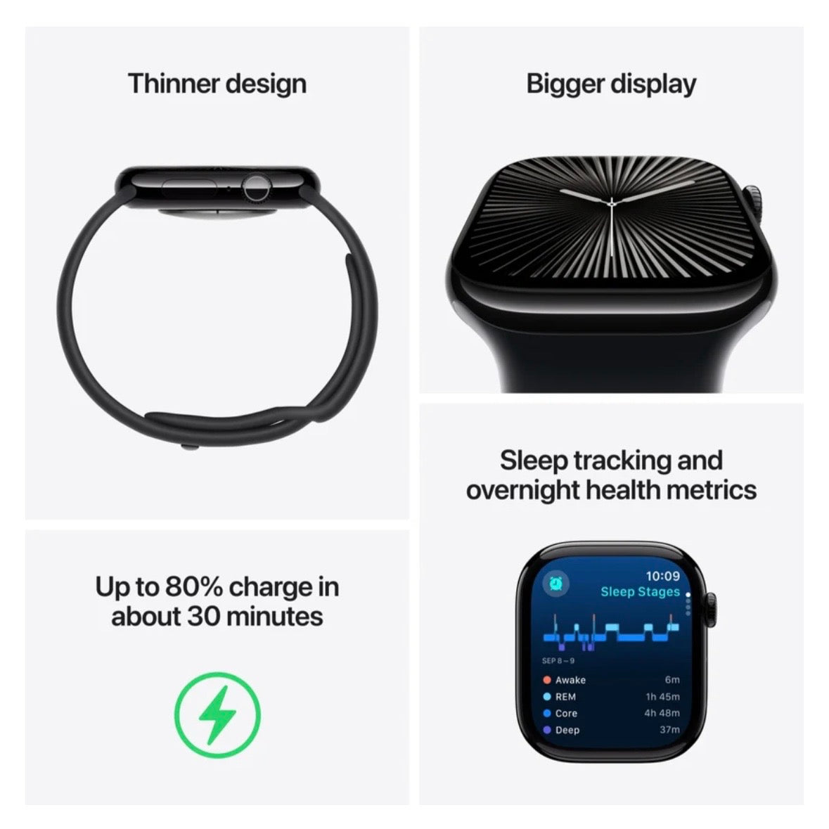 Apple Watch Series 10 Milanese Loop Metalic