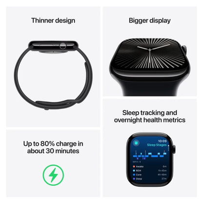 Apple Watch Series 10 Milanese Loop Metalic