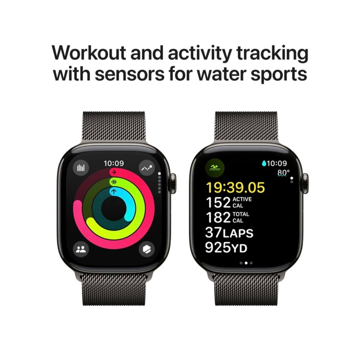 Apple Watch Series 10 Milanese Loop Metalic