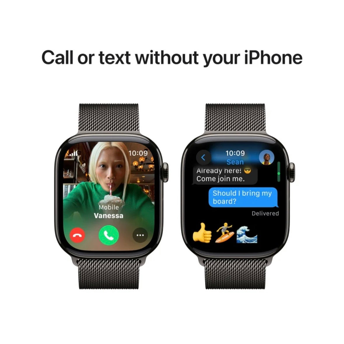 Apple Watch Series 10 Milanese Loop Metalic