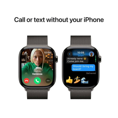 Apple Watch Series 10 Milanese Loop Metalic