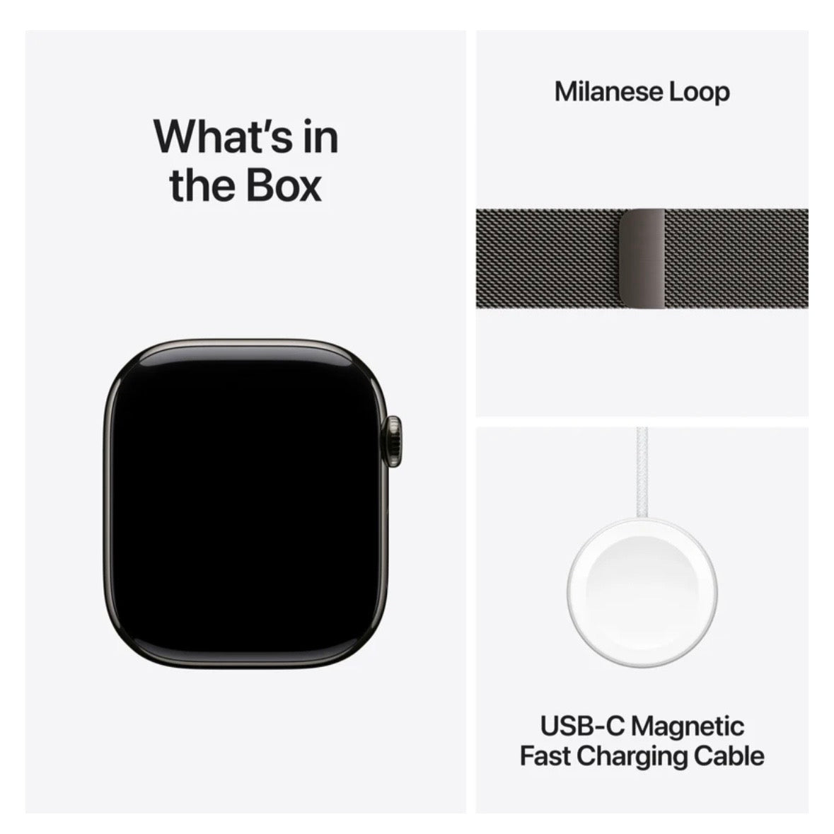 Apple Watch Series 10 Milanese Loop Metalic