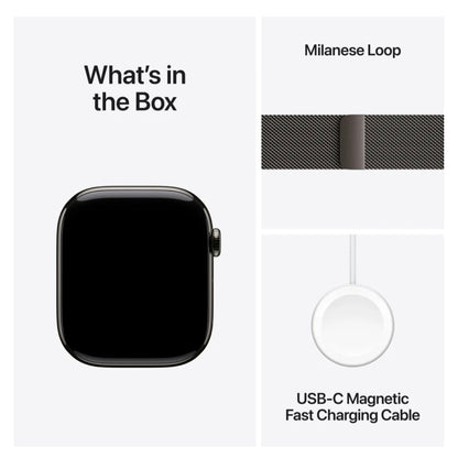 Apple Watch Series 10 Milanese Loop Metalic