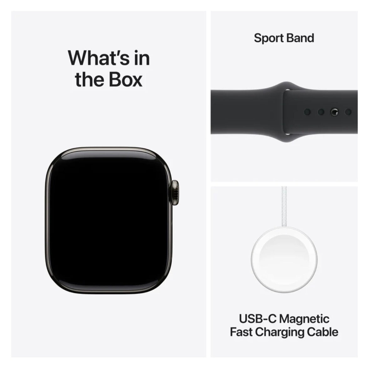 Apple Watch Series 10 Sport Band Black