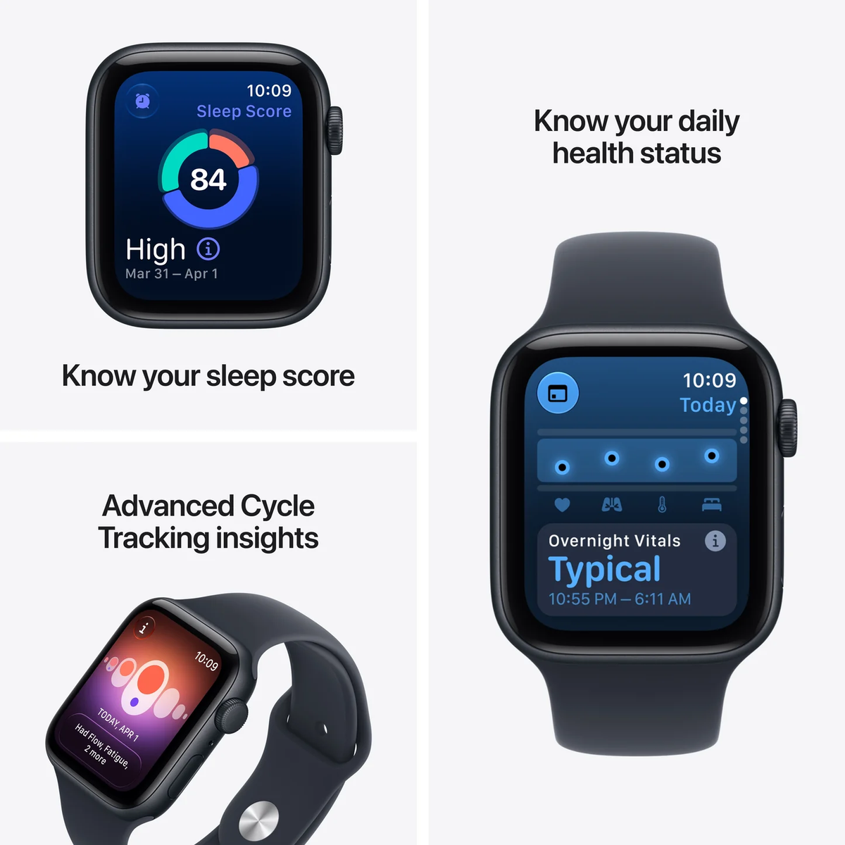 Apple Watch SE 3 with Sport Band 2026 Midnight