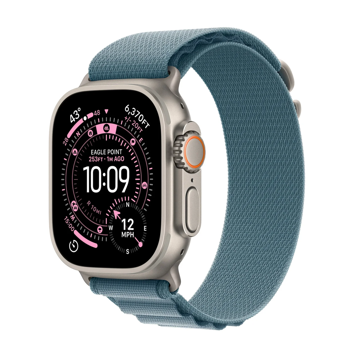 Apple Watch Ultra 3 with Alpine Loop Aqua