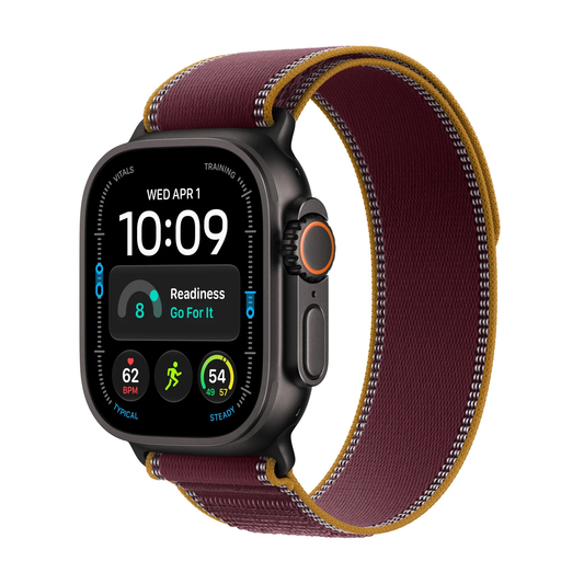 Apple Watch Ultra 4 with Trail Loop Wine
