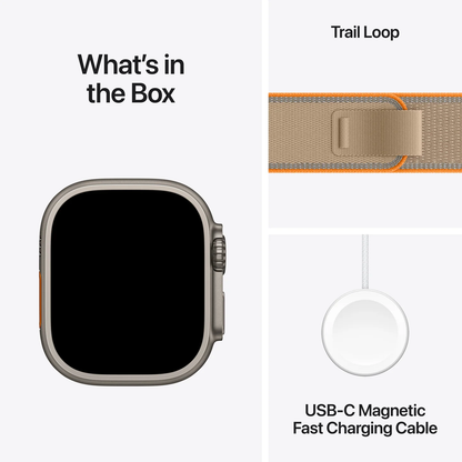 Apple Watch Ultra 4 with Trail Loop Beach