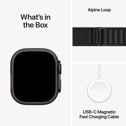 Apple Watch Ultra 3 with Alpine Loop Black