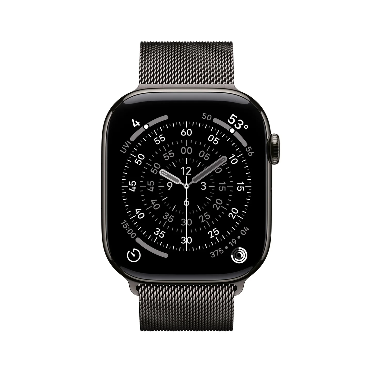 Apple Watch Series 11 with Milaneese Loop Black