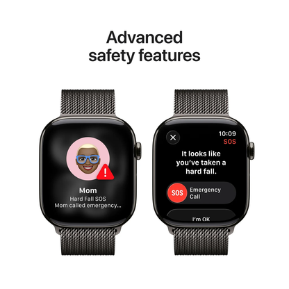 Apple Watch Series 11 with Milaneese Loop Black