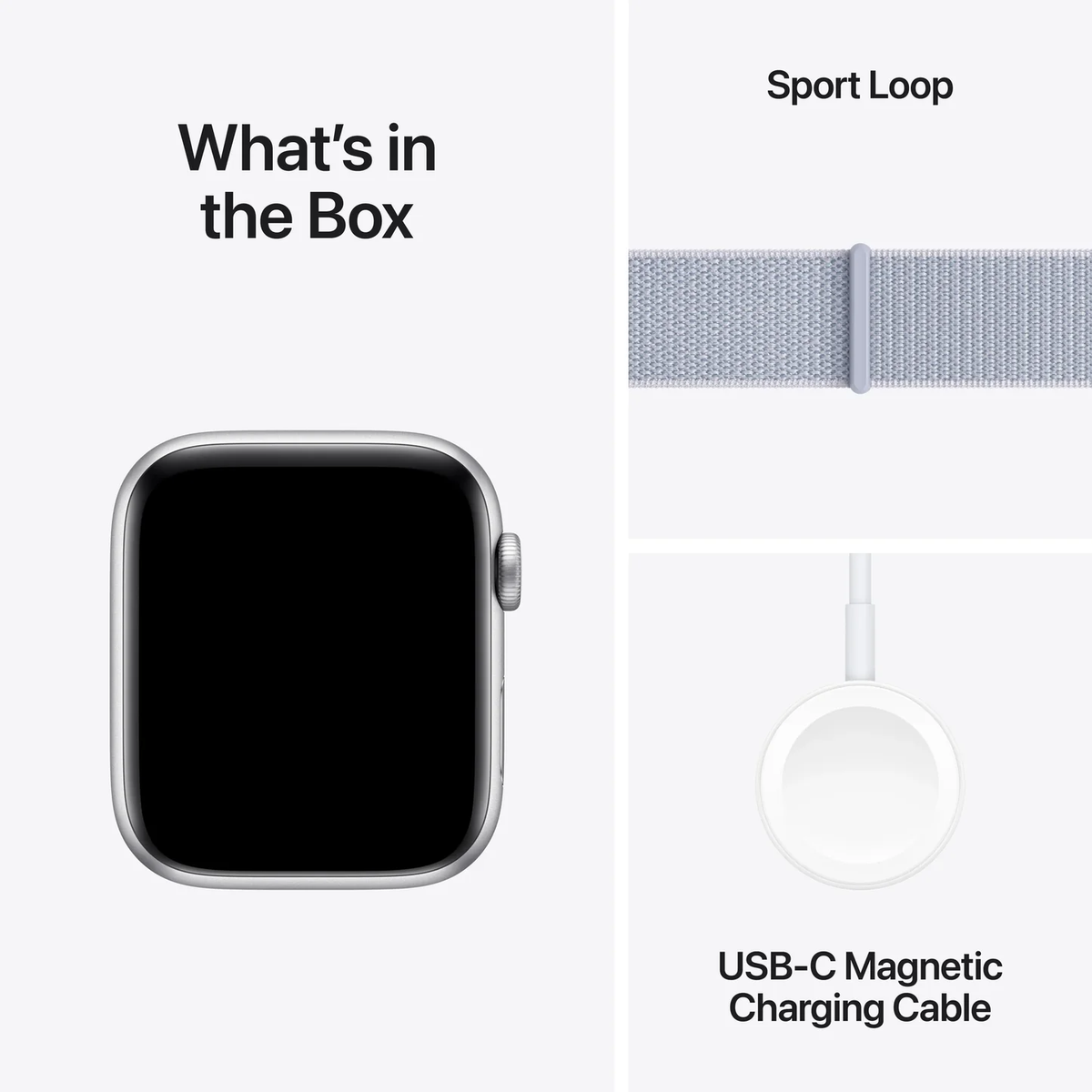 Apple Watch SE Sport Loop 2024 Dirty White