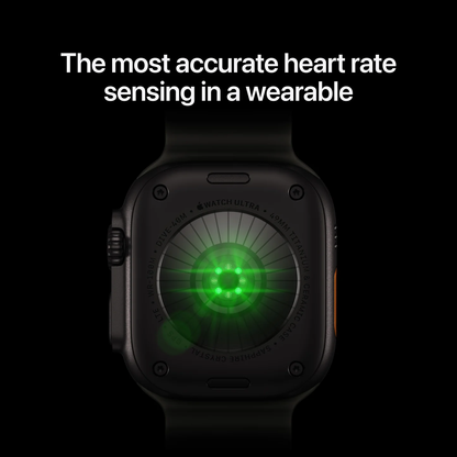 Apple Watch Ultra 4 with Alpine Loop Mustar