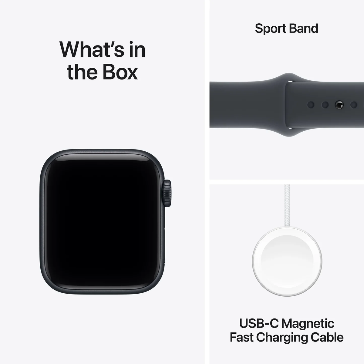 Apple Watch SE 3 with Sport Band 2025 Black