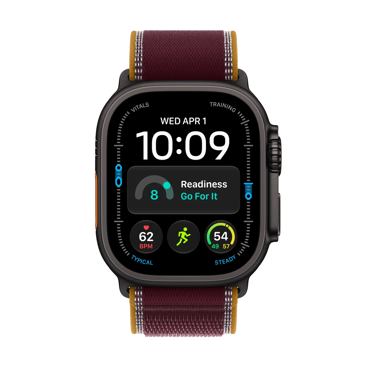 Apple Watch Ultra 4 with Trail Loop Wine