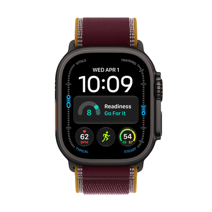 Apple Watch Ultra 4 with Trail Loop Wine