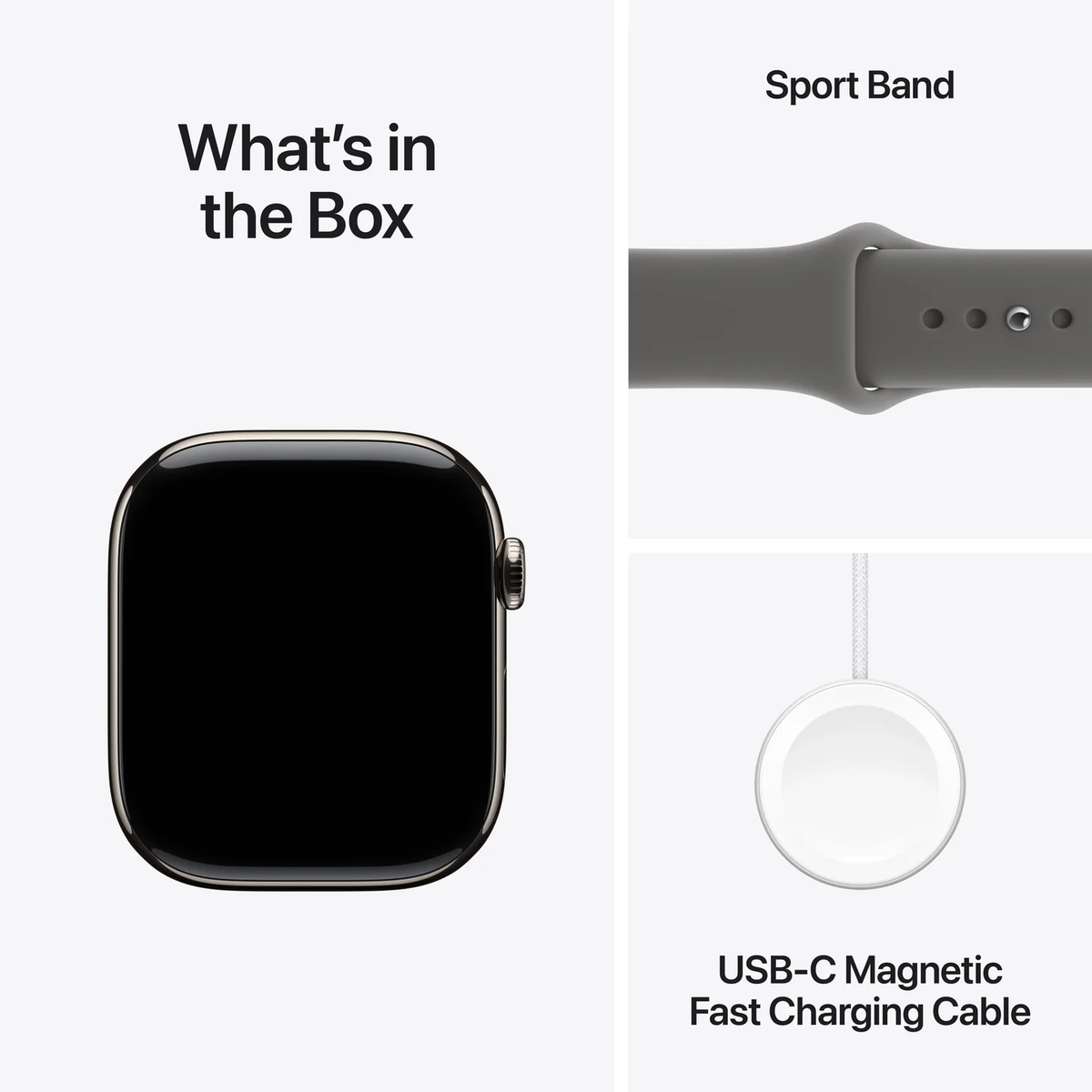 Apple Watch Series 11 with Sport Band Gri Sobolan