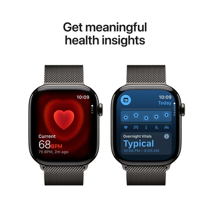 Apple Watch Series 11 with Milaneese Loop Black