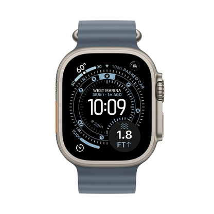 Apple Watch Ultra 3 with Ocean Band Marine