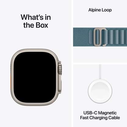 Apple Watch Ultra 3 with Alpine Loop Aqua