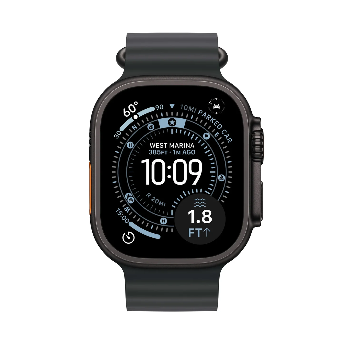 Apple Watch Ultra 3 with Ocean Band Black