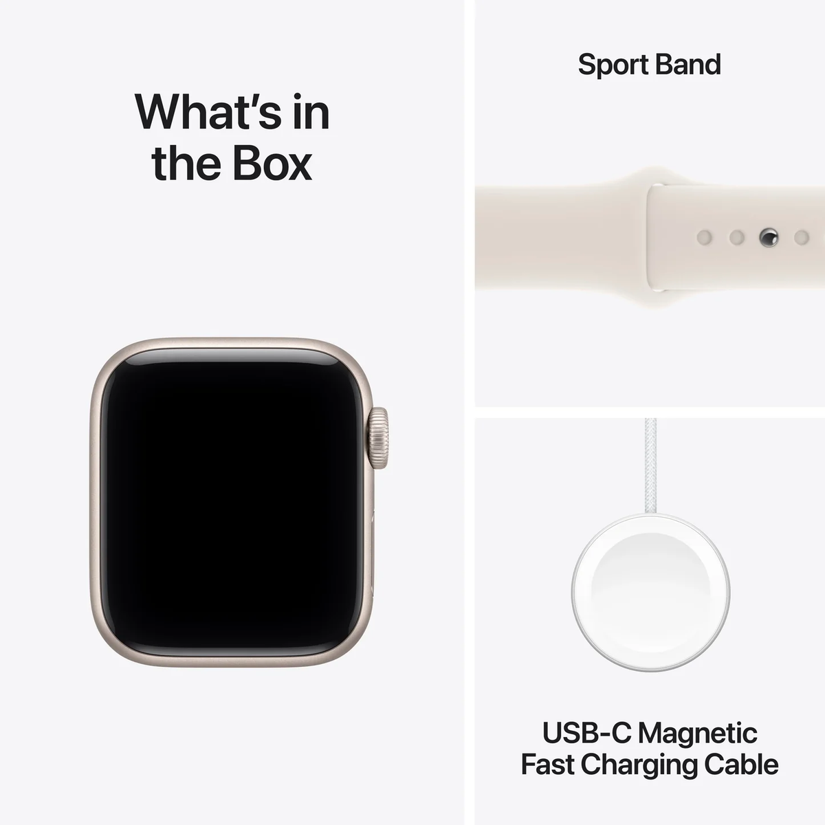 Apple Watch SE 3 with Sport Band 2025 Light