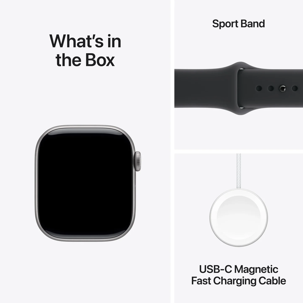 Apple Watch Series 11 with Sport Band Black