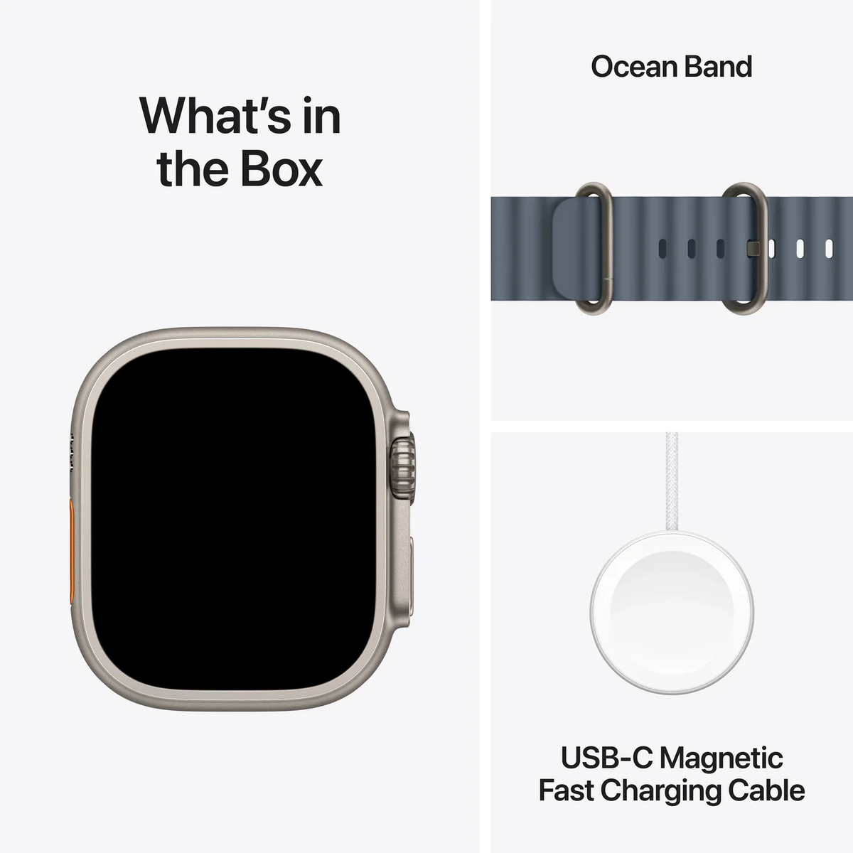 Apple Watch Ultra 3 with Ocean Band Marine