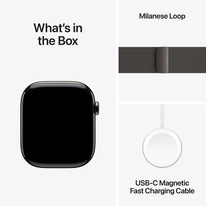 Apple Watch Series 11 with Milaneese Loop Black