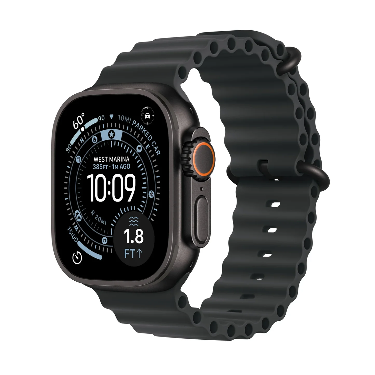 Apple Watch Ultra 3 with Ocean Band Black