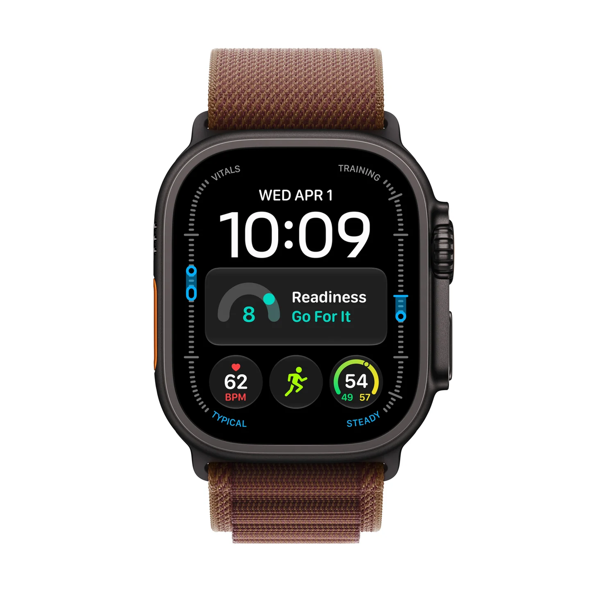 Apple Watch Ultra 4 with Alpine Loop Chocolate