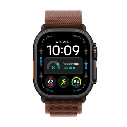 Apple Watch Ultra 4 with Alpine Loop Chocolate