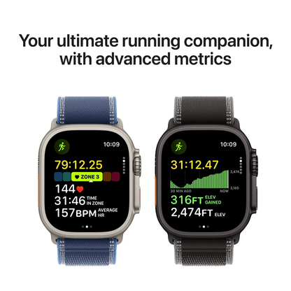 Apple Watch Ultra 3 with Ocean Band Black