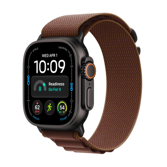 Apple Watch Ultra 4 with Alpine Loop Chocolate