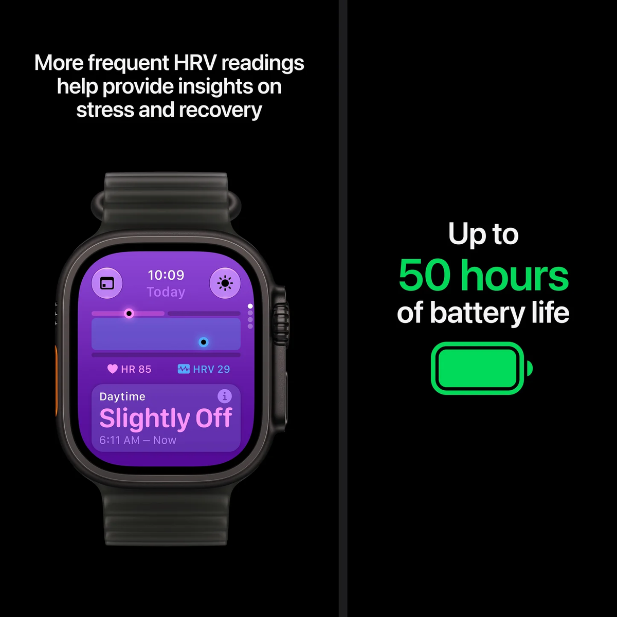 Apple Watch Ultra 4 with Alpine Loop Mustar