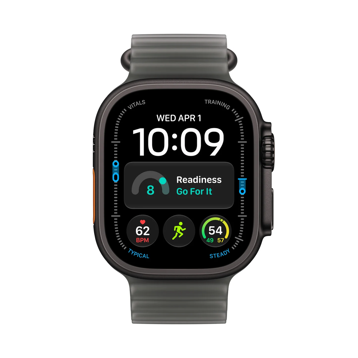 Apple Watch Ultra 4 with Ocean Band Meduza Gri