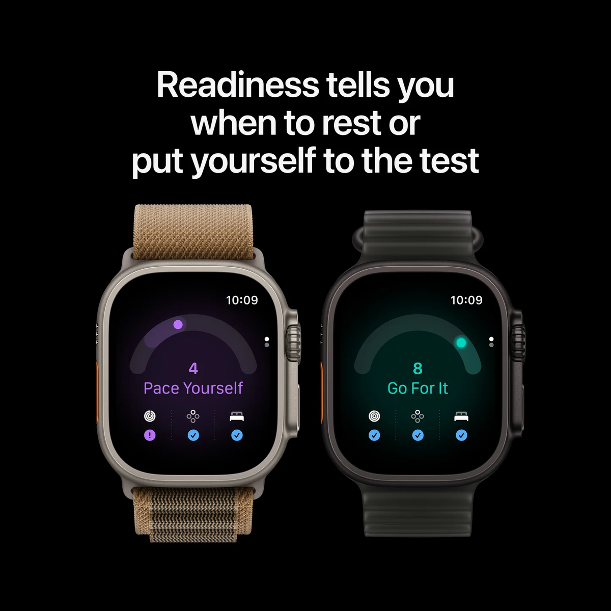 Apple Watch Ultra 4 with Alpine Loop Mustar