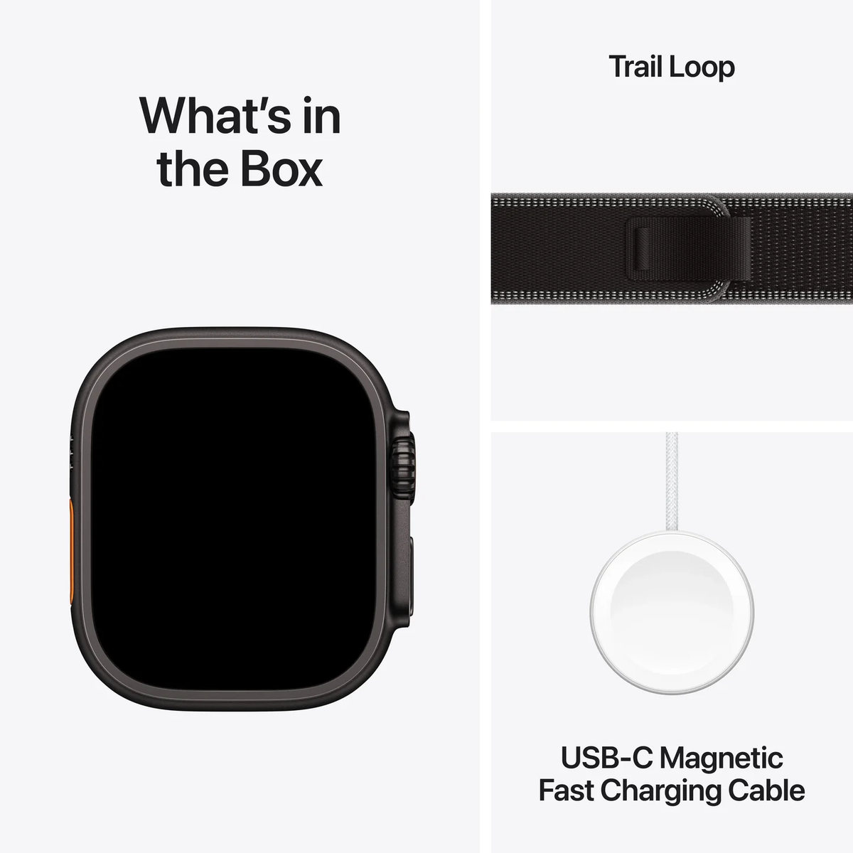Apple Watch Ultra 3 with Trail Loop Black